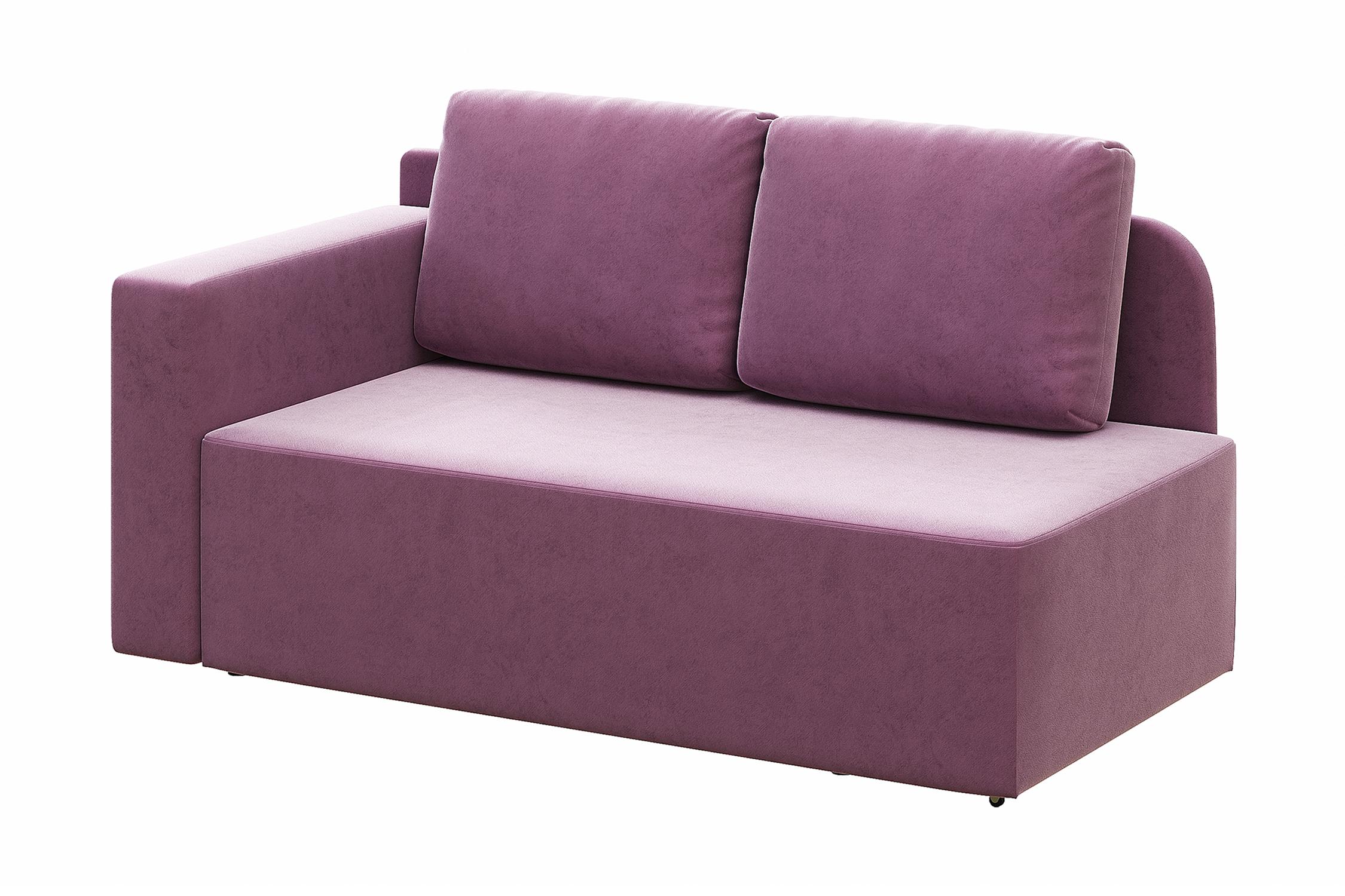 Диван кушетка Кайли левый сиреневый