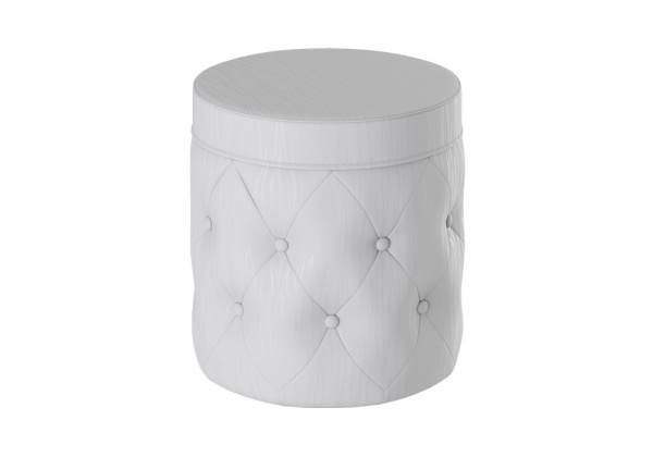 Пуф тип 5 белый кашемир