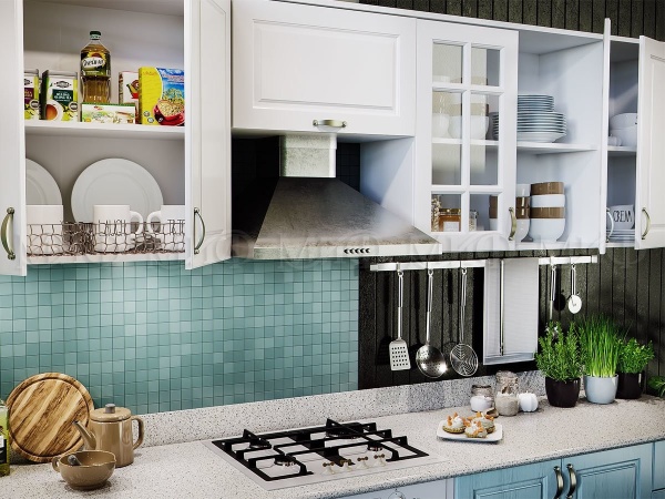 Кухонный Гарнитур Угловой Кармен 1 № 3 МДФ 1300  х 3200 мм/Разные Цвета