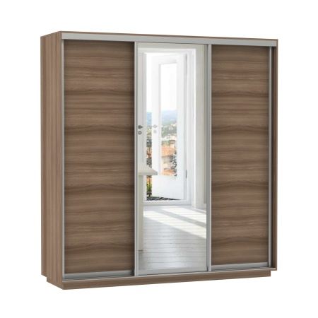 Шкаф-Купе 3-х Створчатый Тиффани Рамир Медиум-1 Ш-1800/2100/2200 мм/Разные Цвета